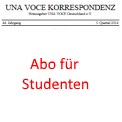 UNA VOCE Korrespondenz für Studenten